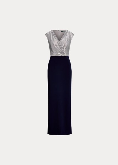 Women's Ralph Lauren Two-Tone Jersey Gowns | 910658PYX